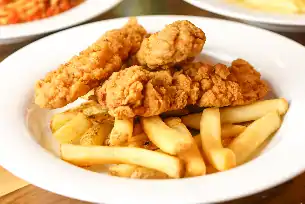 Order Kid's Chicken Fingers  food online from Charlie Foxe's Pizza store, St. Charles on bringmethat.com