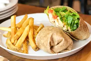 Order Buffalo Chicken Wrap (No Meal) food online from Charlie Foxe's Pizza store, St. Charles on bringmethat.com