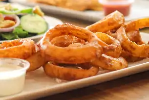 Order Onion Rings  food online from Charlie Foxe's Pizza store, St. Charles on bringmethat.com